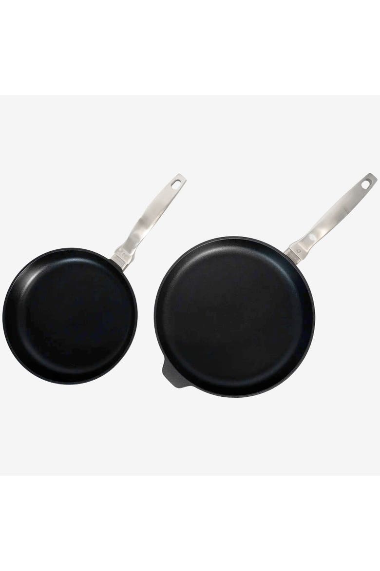 CHD Nonstick Fry Pan Duo, 9.5-Inch & 11-Inch, 2-Piece Set, Alternate, color, Black