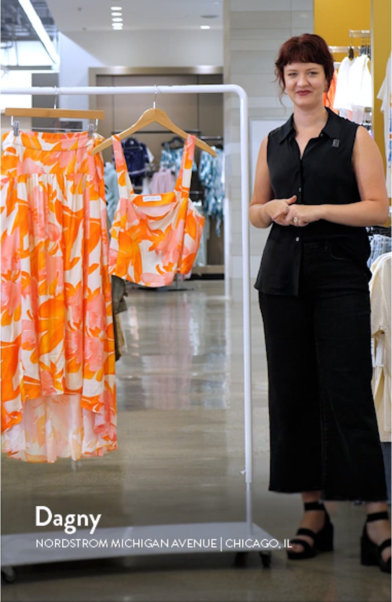 Lulu Floral Two-Piece High-Low Dress, sales video thumbnail