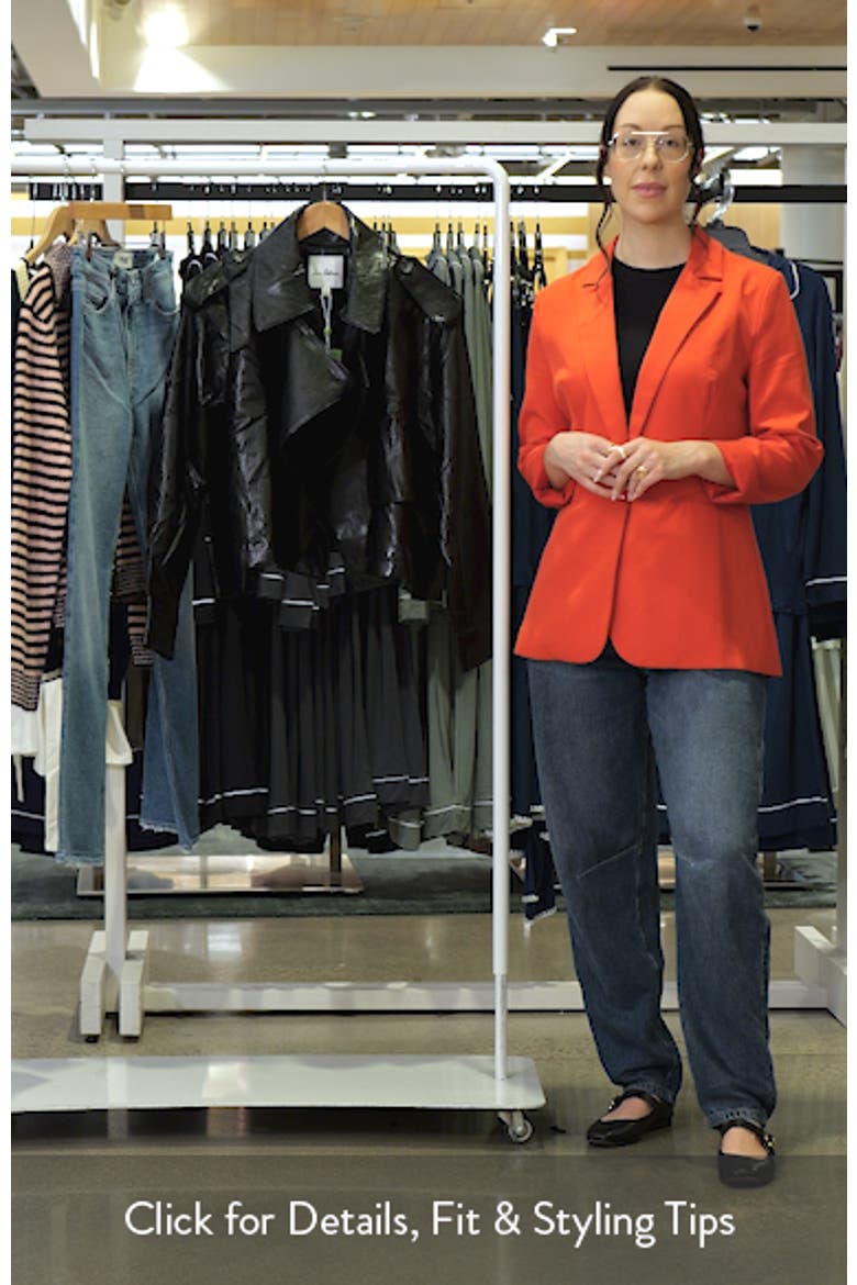 Draped Faux Leather Jacket video
