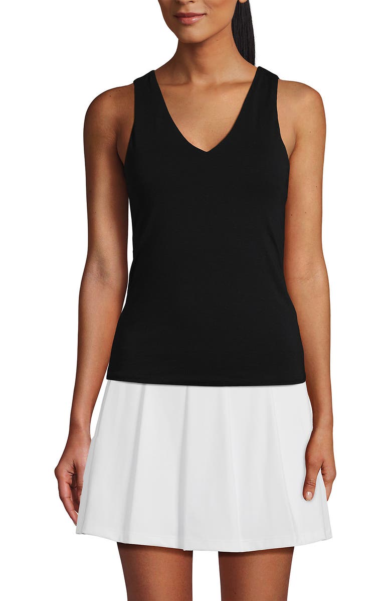 Lands' End Slender Tank Top, Main, color, 