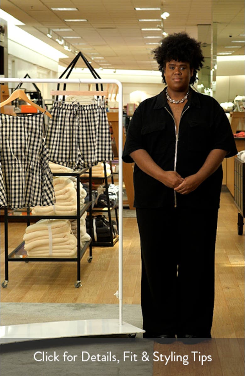 Rory Gingham Cotton Shorts, sales video thumbnail