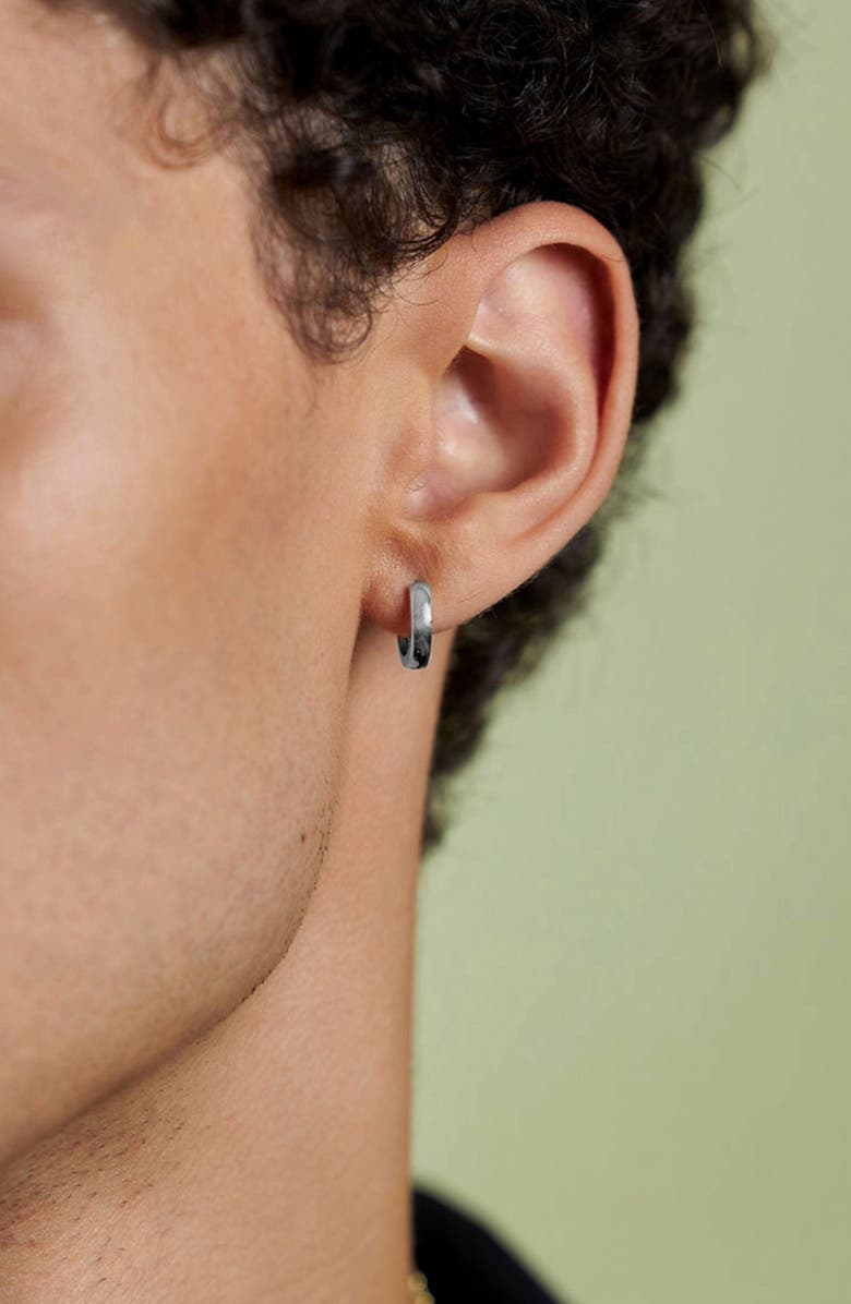 Serge DeNimes Single Sterling Silver Huggie Hoop Earring, Alternate, color, 