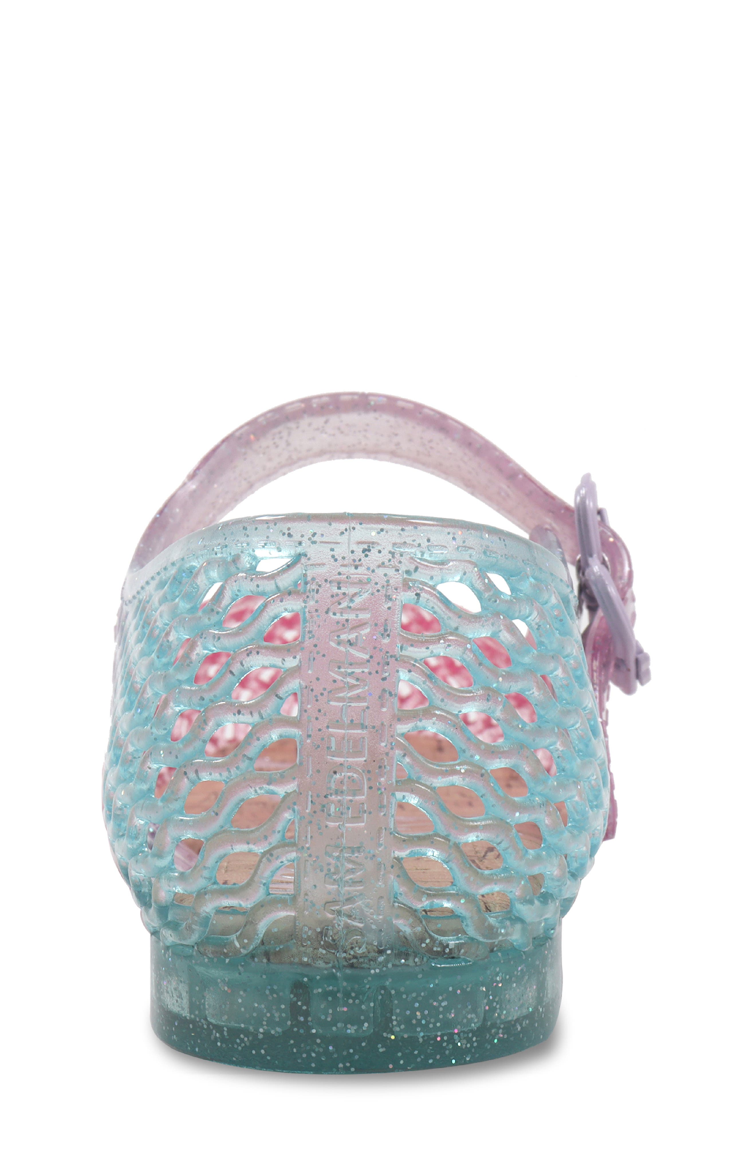 Esquire Kids' Quinn Jelly Mary Jane Flat, Alternate, color, Ombre Glitter
