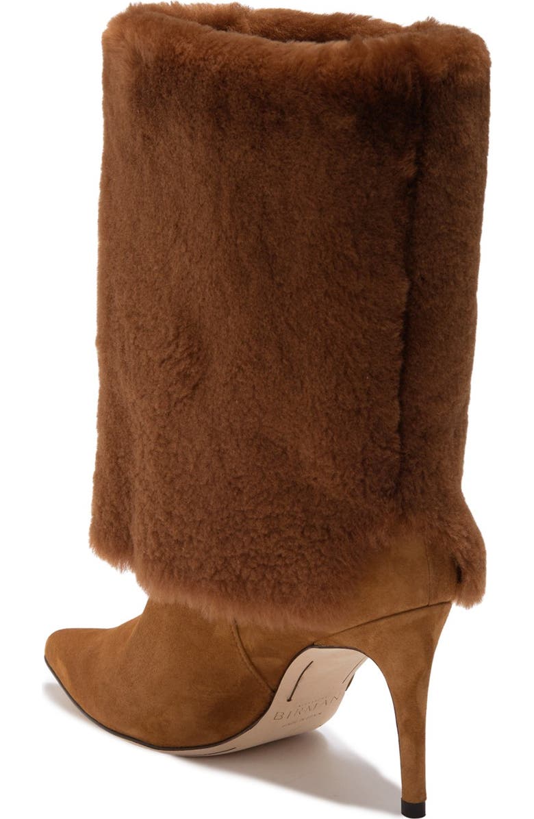Alexandre Birman Genuine Shearling Booties, Alternate, color,