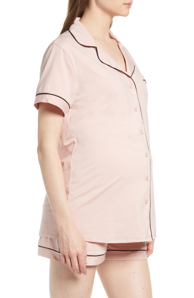 Angel Maternity Maternity/Nursing Short Pajamas, Alternate, color,