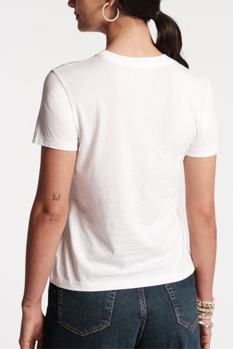 Super Crewneck Tee Shirt Pima Cotton, Alternate, color, White