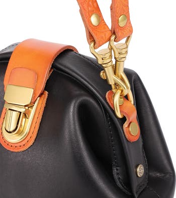 Doctor Bucket Leather Crossbody Bag