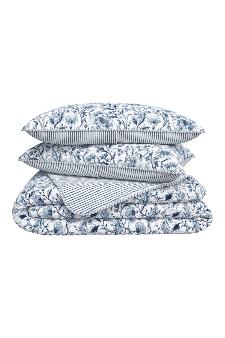 English Garden Quilt Set, Main, color, ENGLISH GARDEN BLUE