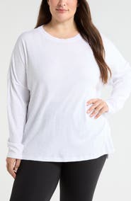Zella Ease Up Rib Oversize T-Shirt