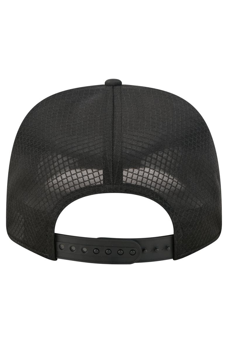 Men's New Era Black Las Vegas Raiders Micro Badge 9SEVENTY Adjustable Hat, Alternate, color, Black