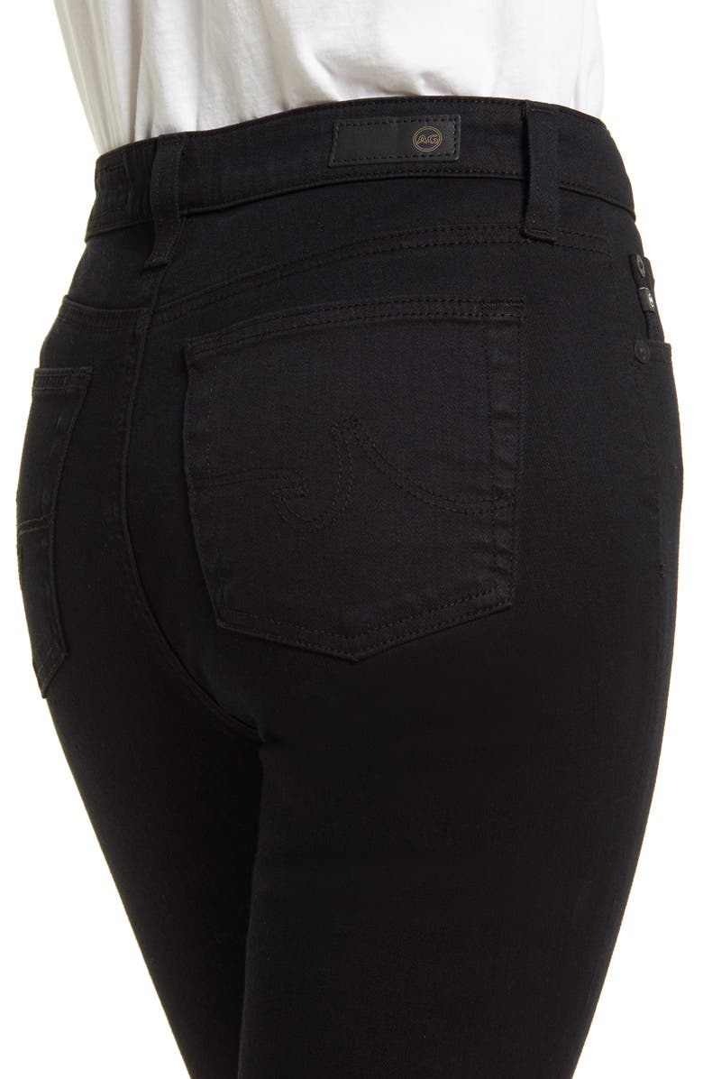 AG Mari High Waist Ankle Slim Straight Leg Jeans, Alternate, color, Night Owl
