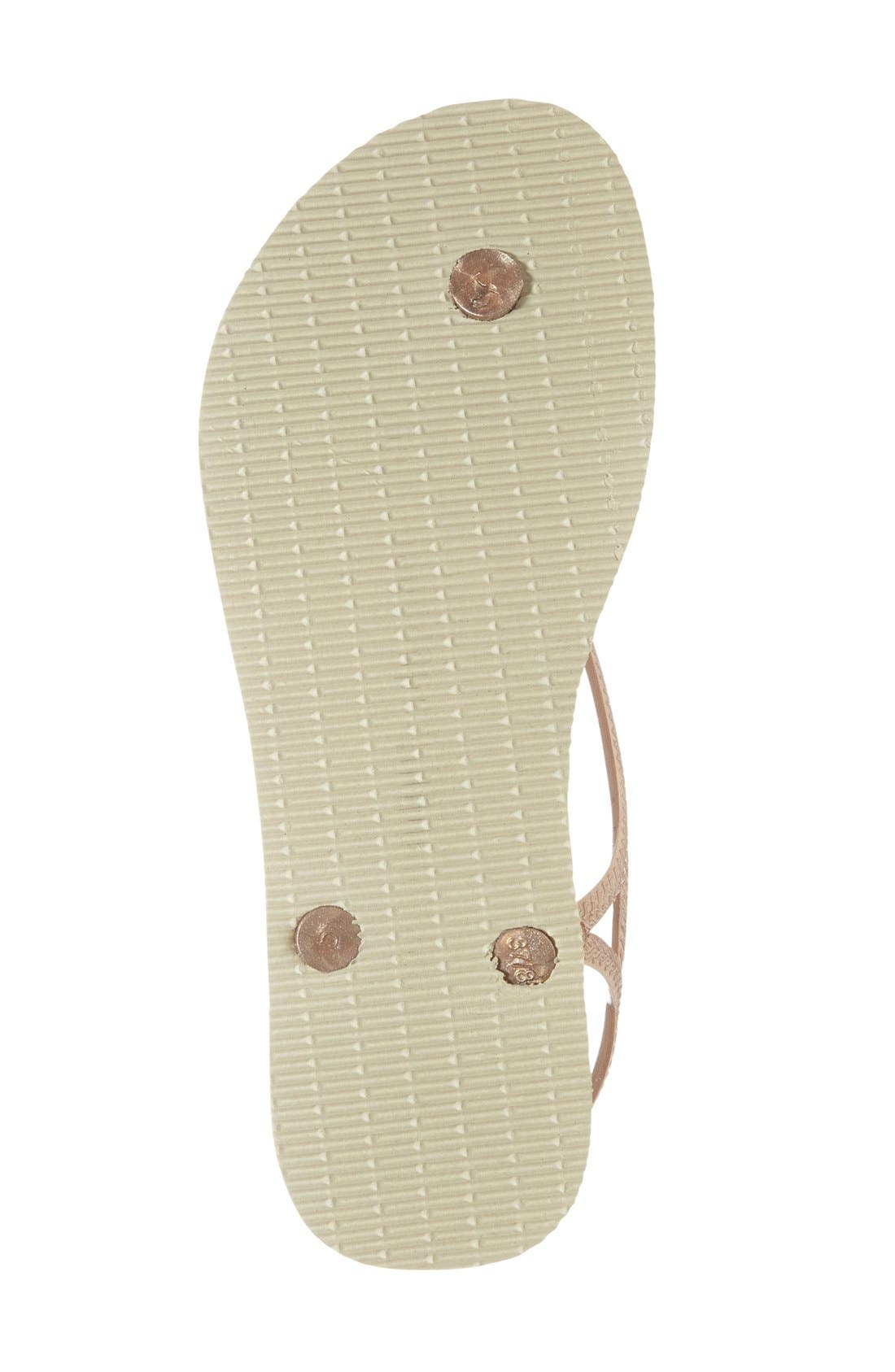 'Luna Animals' Sandal, Alternate, color, SAND GREY/ ROSE GOLD