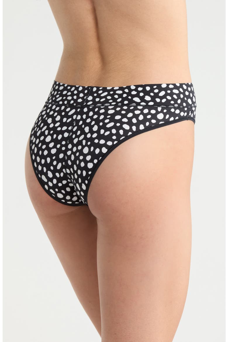 Soft N' Savage Cheeky Panties, Alternate, color, BLACK CAVIAR WILD DOTS PRINT