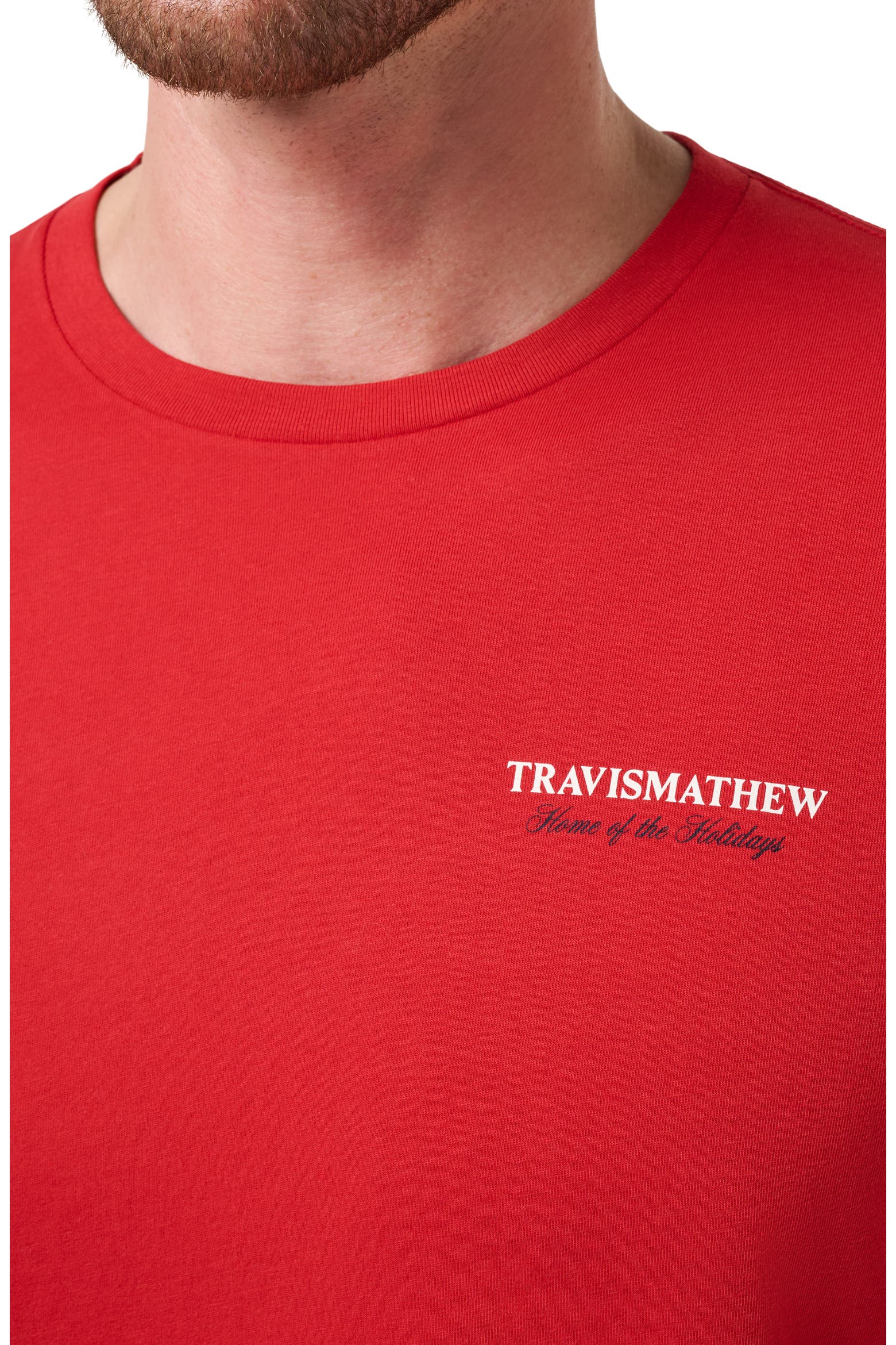 Man Presenting Graphics TravisMathew Present Stack Graphic T-Shirt (Men) | Nordstrom