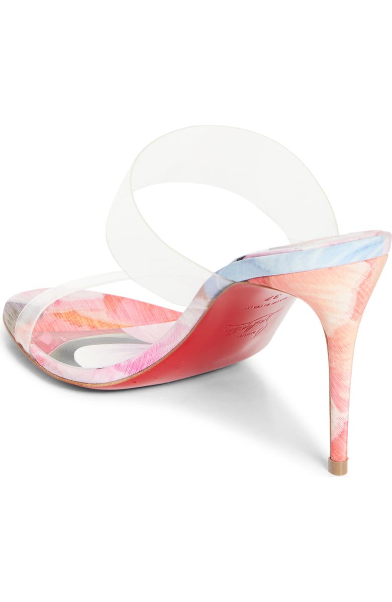 Christian Louboutin Just Nothing Slide Sandal, Alternate, color, Pink Multi