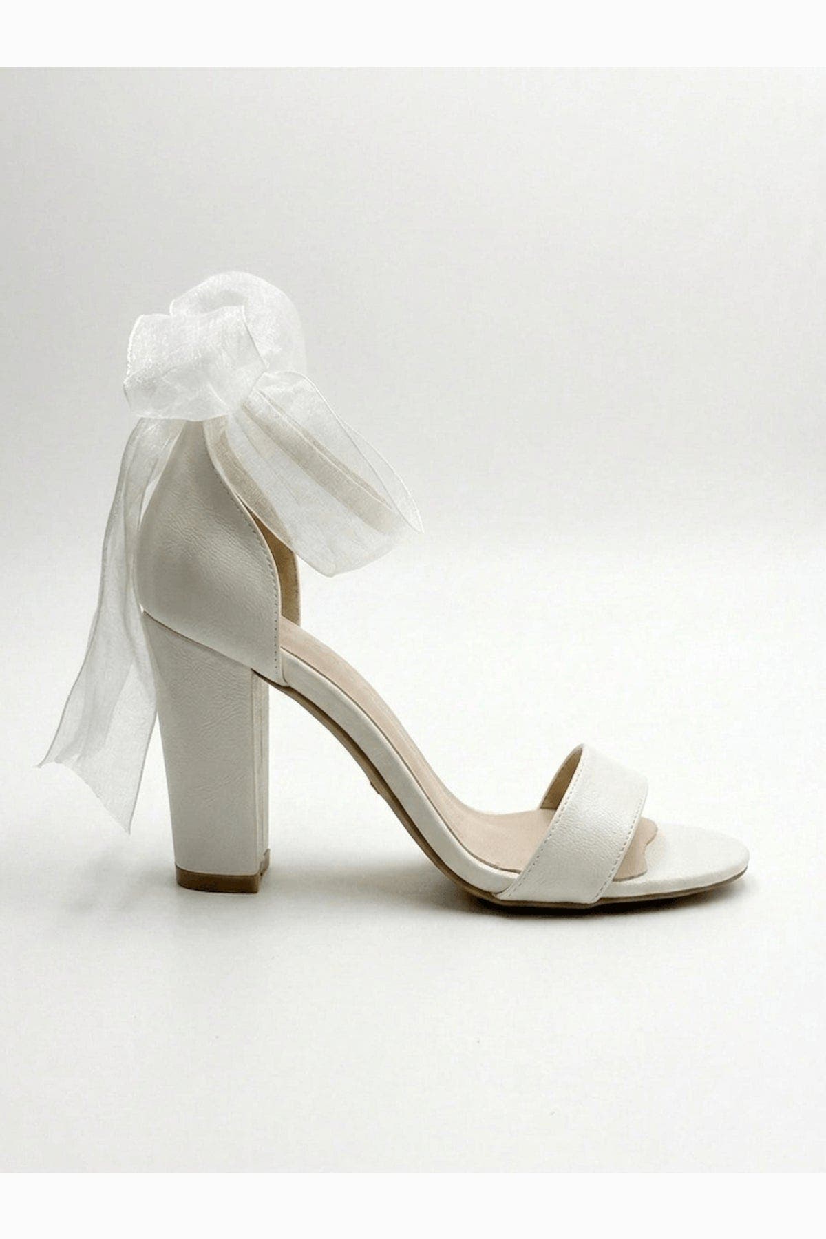 Forever & Always Shoes Aviora Block Heel Wedding Sandal, Alternate, color, Ivory