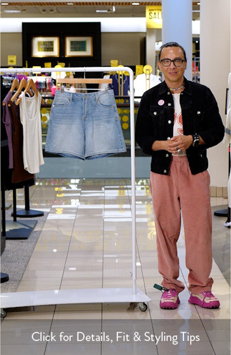 Mid Rise Denim Shorts, sales video thumbnail