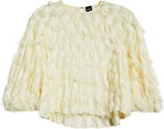 BOSS Baima Feather Jacquard Top