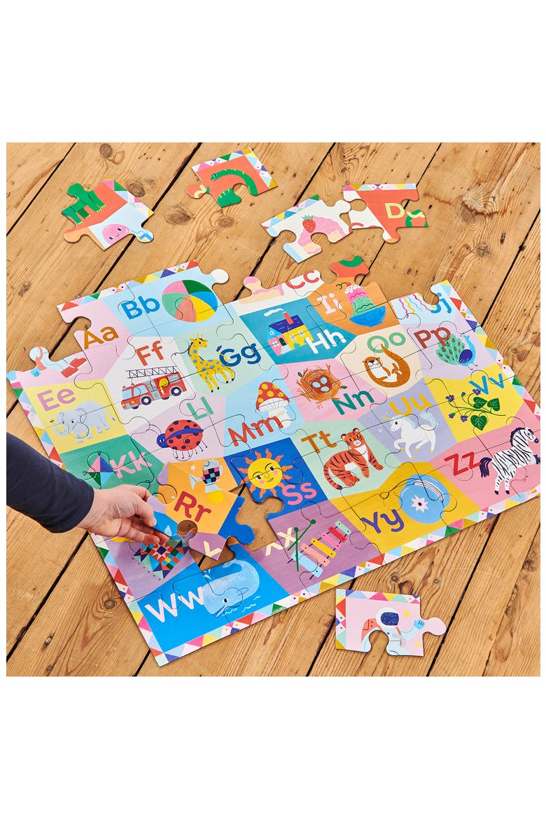 Alphabet 36-Piece Giant Puzzle, Alternate, color, MULTI