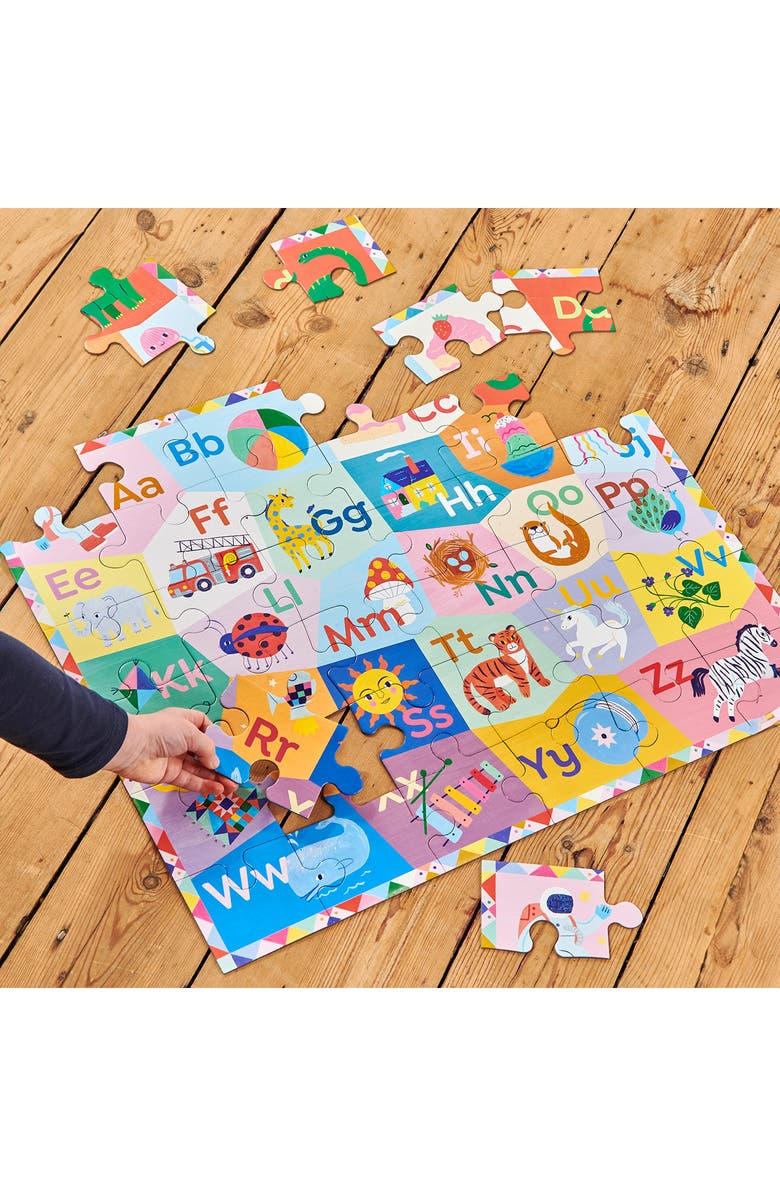 eeBoo Alphabet 36-Piece Giant Puzzle, Alternate, color, Multi