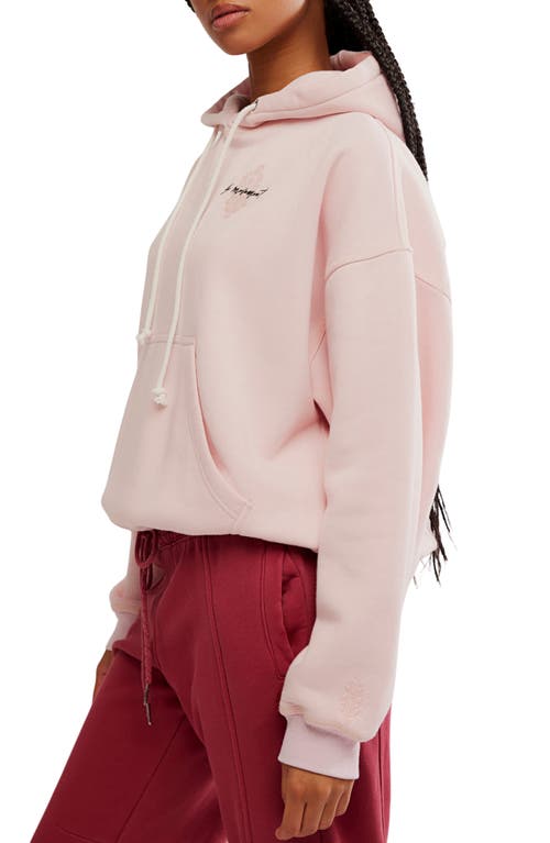 Free People Final Call Graphic Hoodie In Pink
