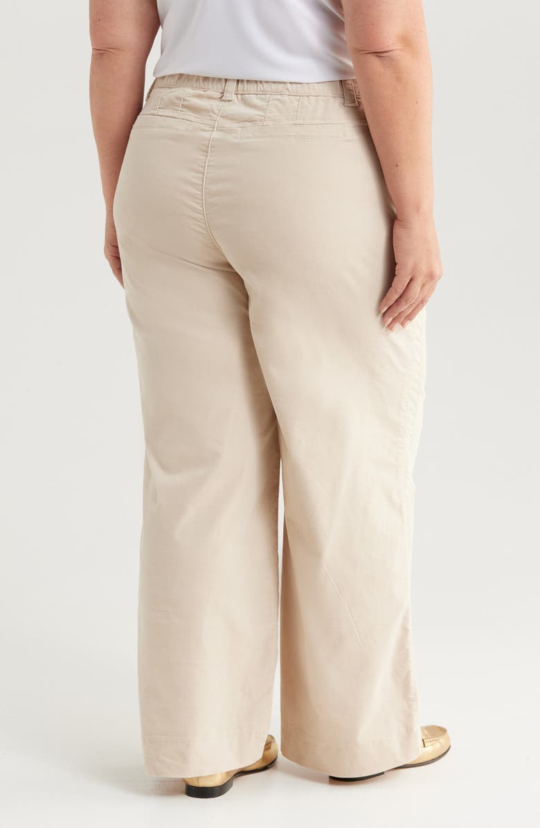 Wit & Wisdom 'Ab'Solution Skyrise Pull-On Wide Leg Twill Pants, Alternate, color, 