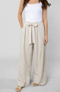 LEISURE LAB Linen Cabana Pant