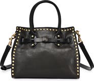 OLD TREND Westland Genuine Leather Studded Mini Tote