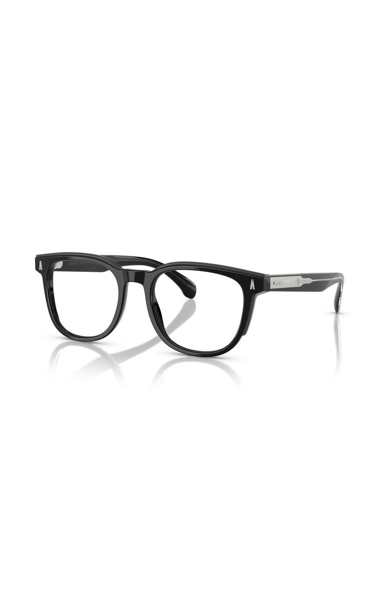 Moncler 52mm Square optical glasses, Main, color, Black