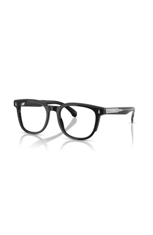 Moncler 50mm Square Optical Glasses In Black