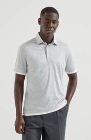 Brunello Cucinelli Polo with shirt collar