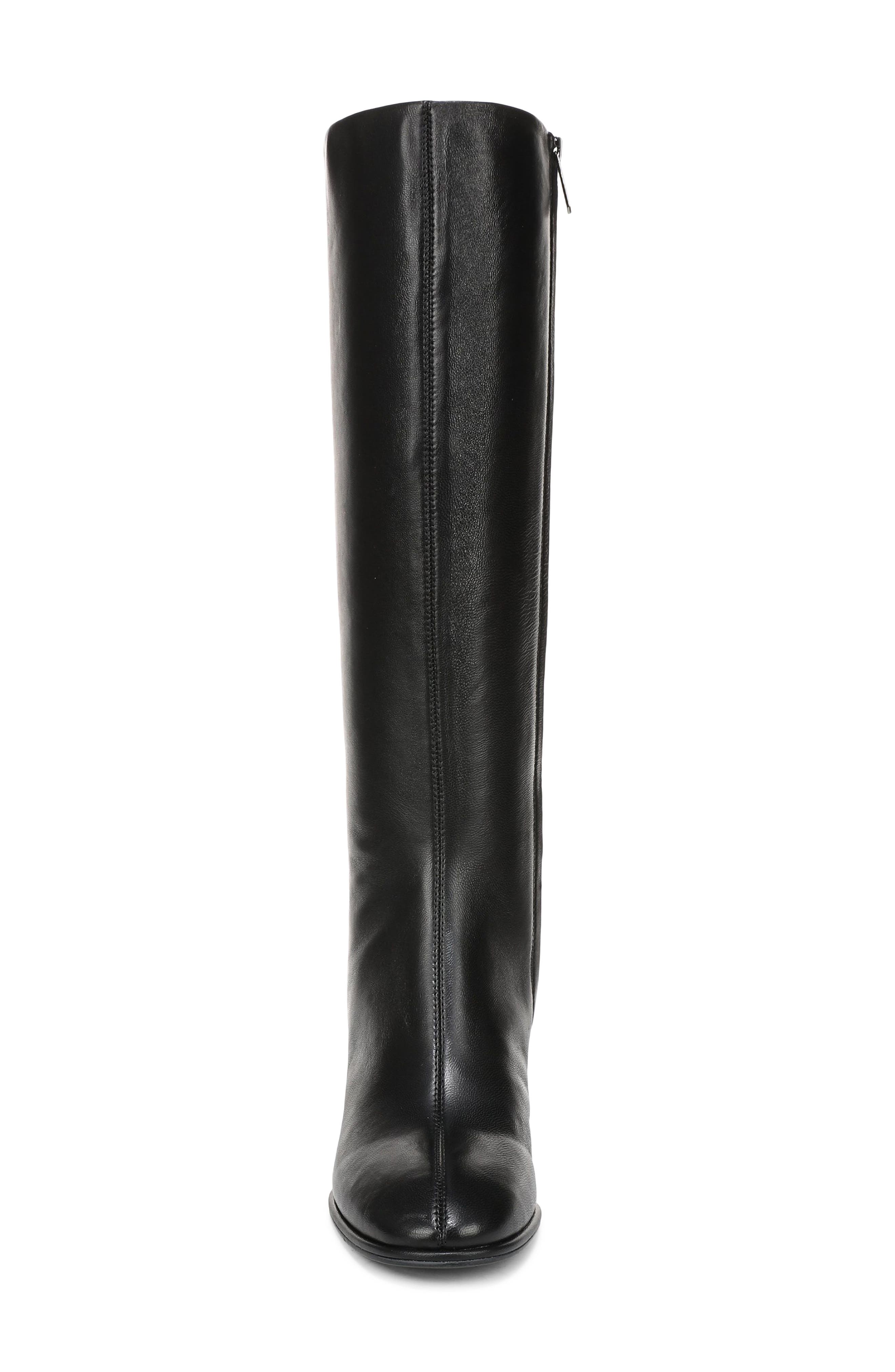 Marlowe Leather Knee High Boot, Alternate, color, BLACK LEATHER