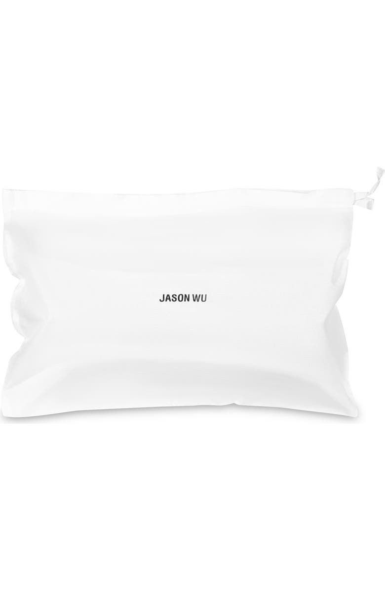 JASON WU Elegant Fold-Over Clutch, Alternate, color, Black