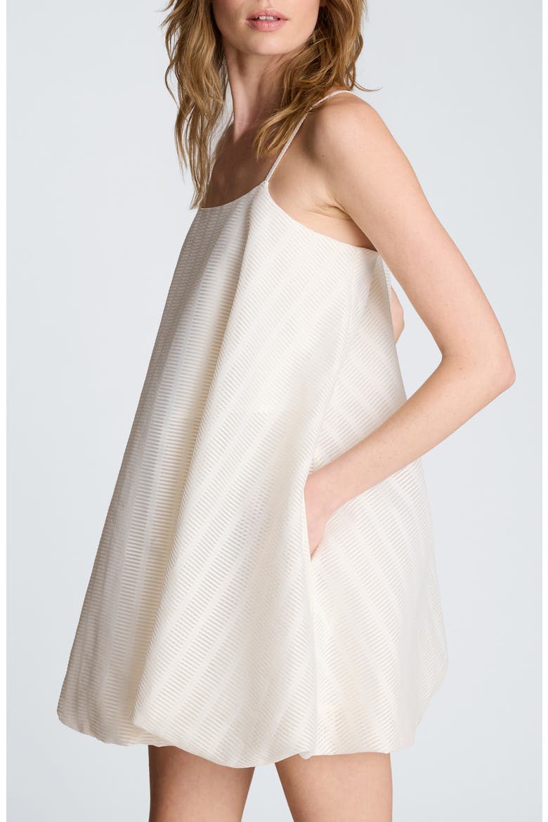 Bubble Hem Swing Minidress, Alternate, color, OYSTER