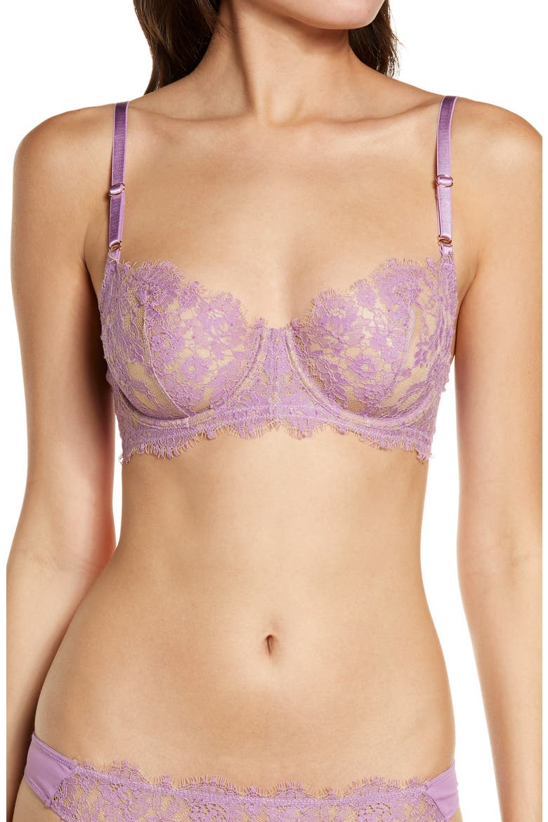 Entice Underwire Balconette Bra, Main, color, VERVAIN / NYLON