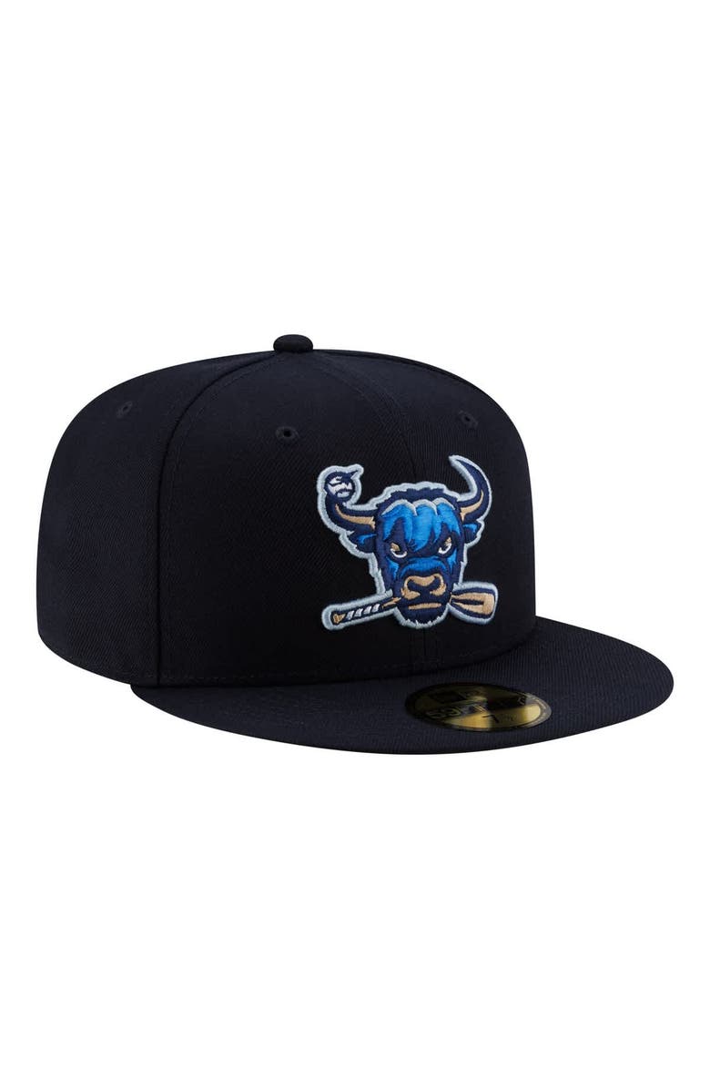 New Era Men's New Era Navy Salem Ridge Yaks Authentic Collection 59FIFTY Fitted Hat, Alternate, color, Navy