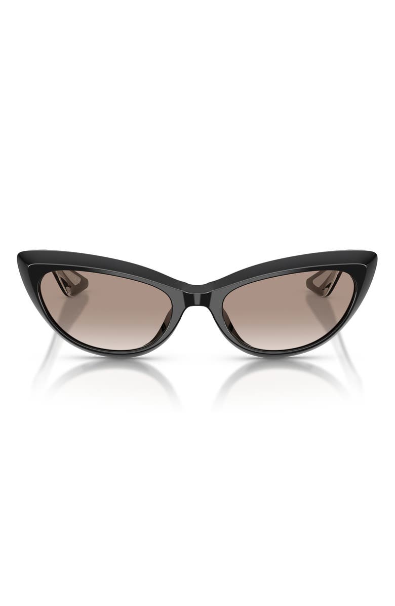 Oliver Peoples 53mm Khaite Cat Eye Sunglasses, Main, color, Black / Demo Lens