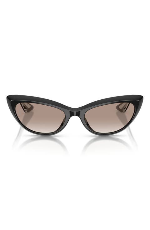 53mm Khaite Cat Eye Sunglasses