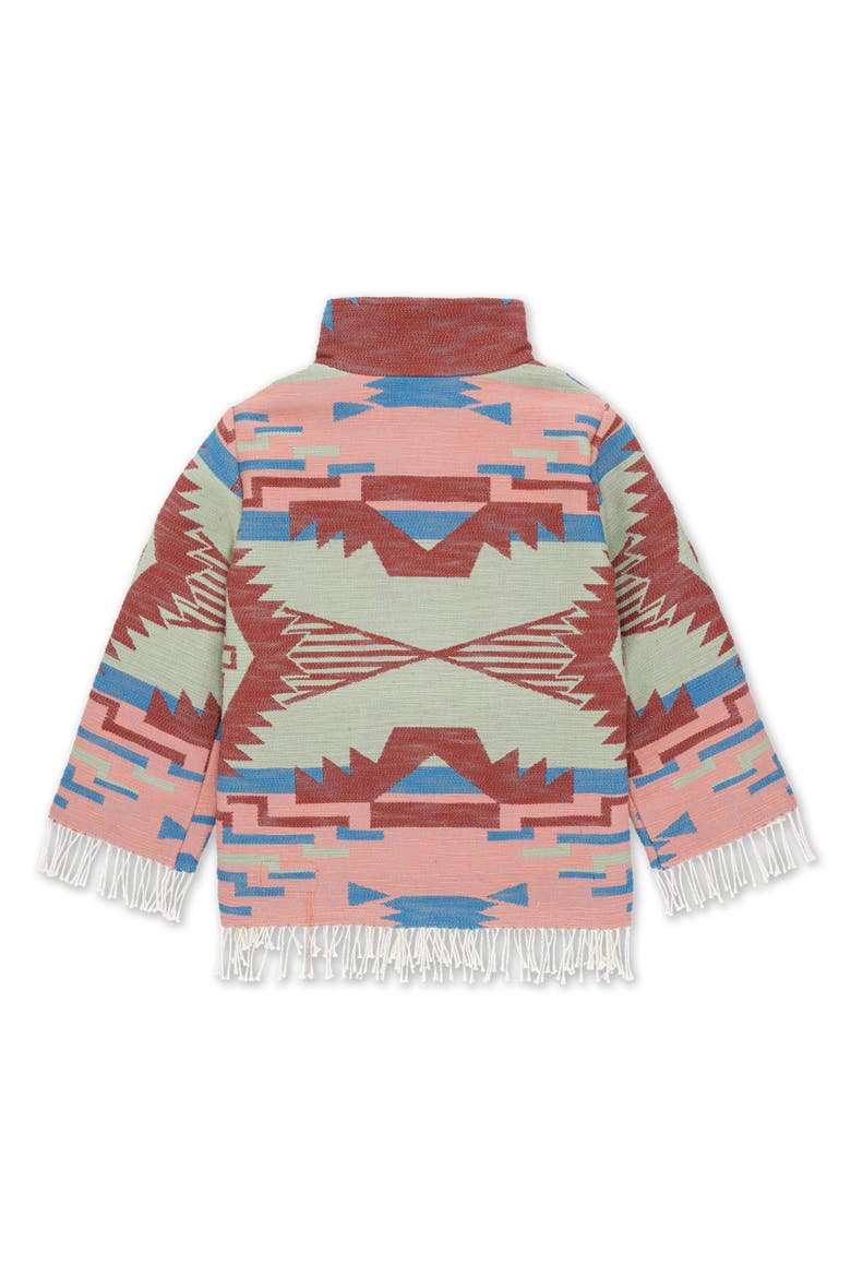 Feather Navajo Cotton Cape, Alternate, color, NVJ