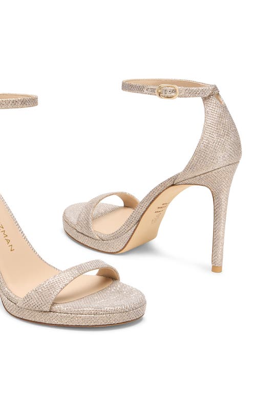 Stuart Weitzman Nudist Platform Sandal In Multi