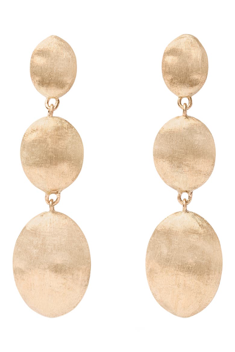 Siviglia Bead Drop Earrings, Main, color, GOLD