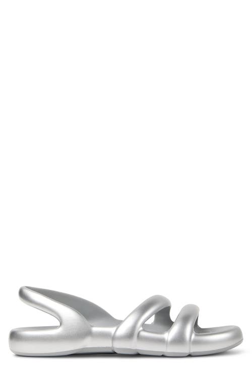 Shop Camper Kobarah Flat Slingback Sandal In Medium Gray