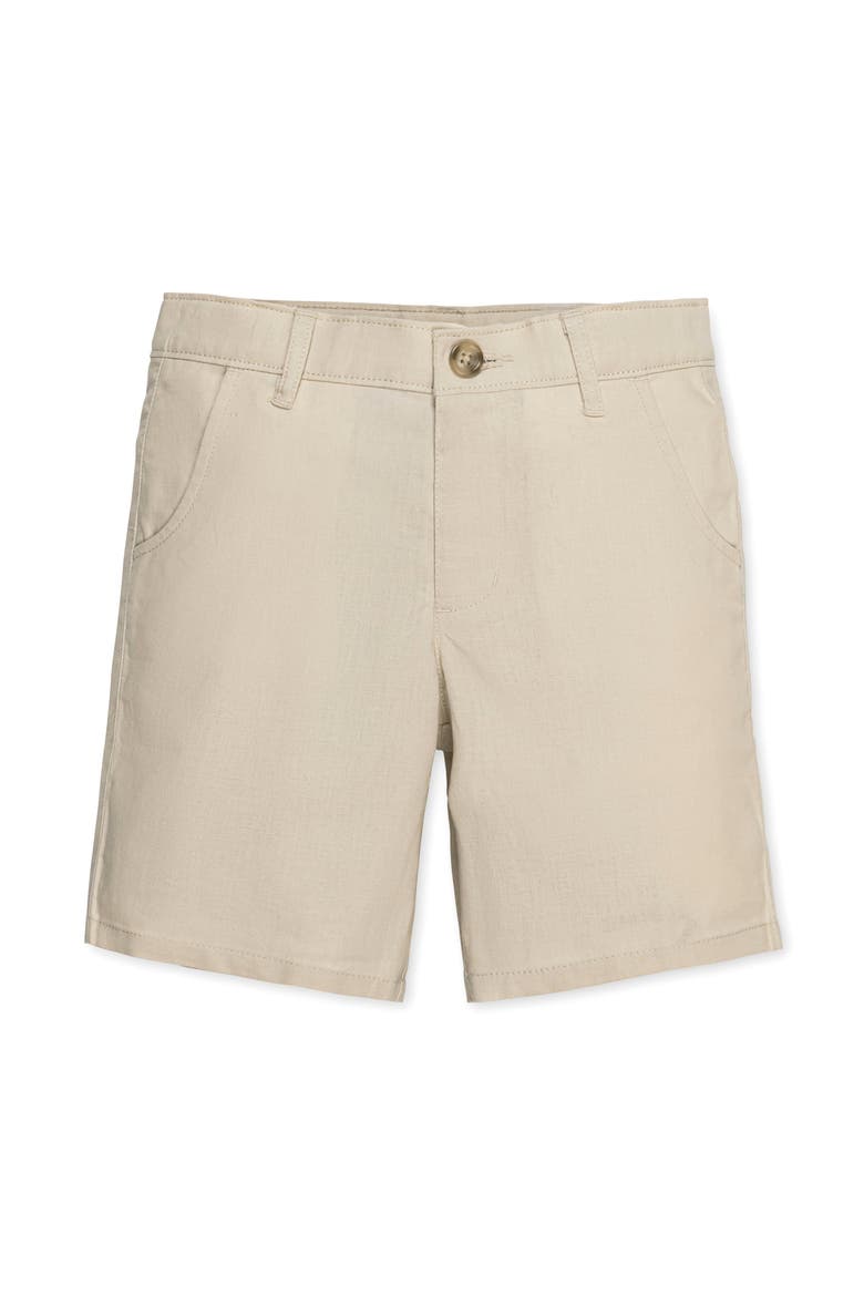Kids' Linen Blend Short, Main, color, Sand Linen