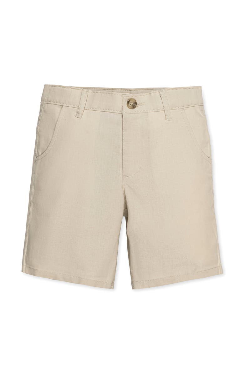Hope & Henry Kids' Linen Blend Short, Main, color, Sand Linen