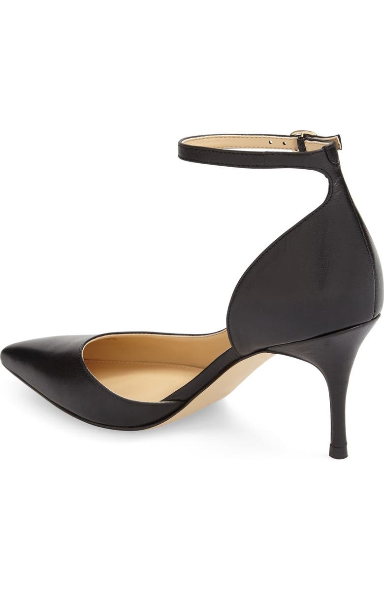 Ivanka Trump 'Brita' Ankle Strap Pointy Toe Pump, Alternate, color,