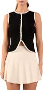Endless Rose Contrast Knit Vest