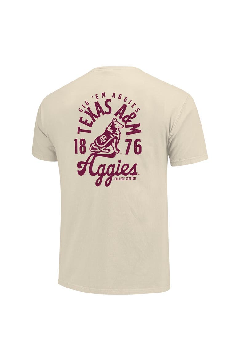 Men's Cream Texas A&M Aggies Comfort Colors Mascot Overlay T-Shirt, Alternate, color, Cream