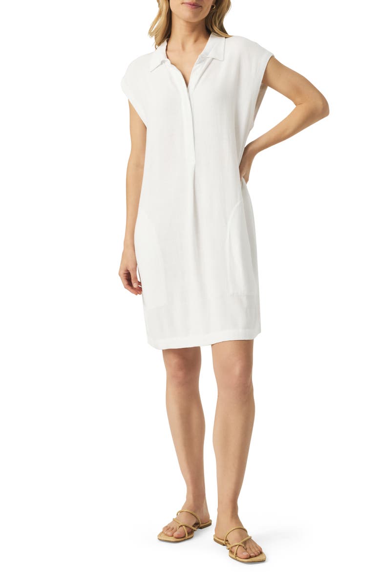 Wren Shift Minidress, Main, color, WHITE