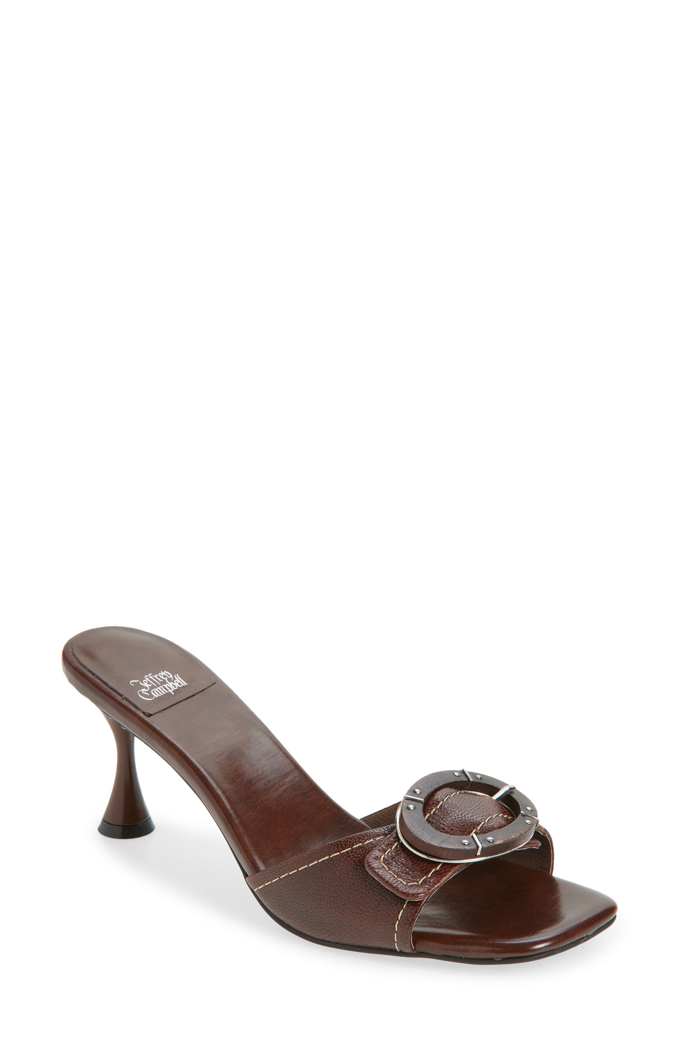 Jeffrey Campbell Concur Slide Sandal, Main, color, Brown Combo