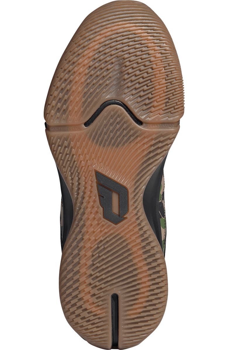 adidas x BAPE Dame 9 Sneaker, Alternate, color, Camo/ Black